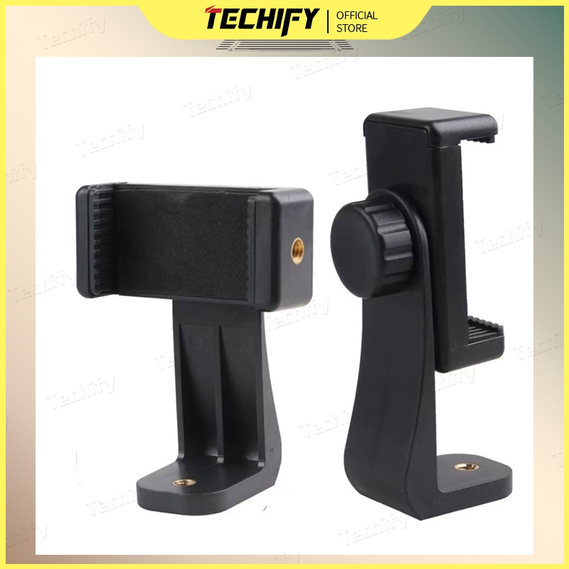 [Ready Stock] Tripod Kepala Penjepit Ponsel, Aksesori Universal Tripod Kepala Putar 360 Derajat, Ada