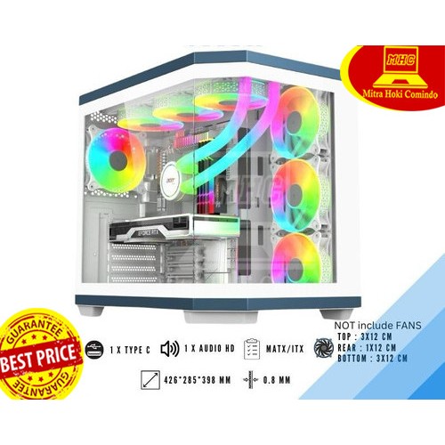 Casing PC / Casing CPU Komputer ACER V950W - mATX, ATX – White
