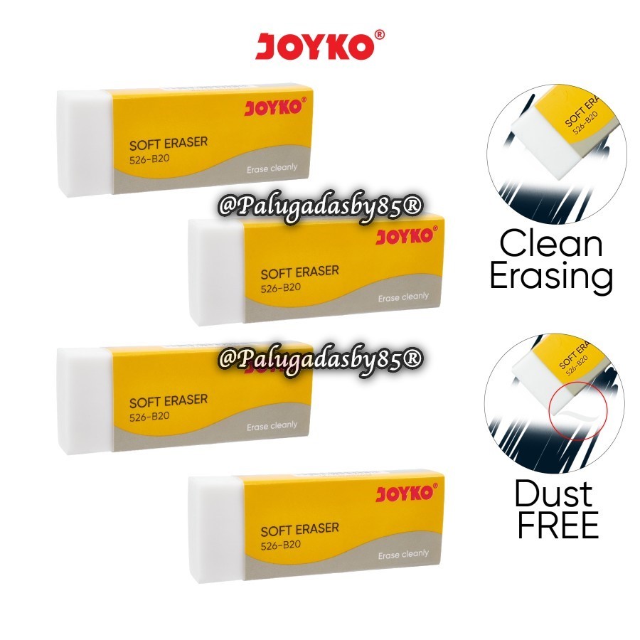 

(1 Biji) Penghapus JOYKO 526-B20 Putih / Eraser Penghapus Joyko 526-B20 / Eraser Joyko 526-B20 / Joyko 526 B20 / Joyko 526B20 / Joyko ER-20BL / Joyko ER-20 BL