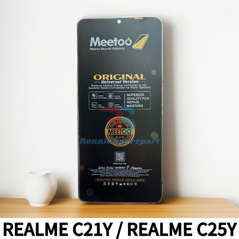 LCD TOUCHSCREEN REALME C21Y / REALME C25Y - MEETOO ORI COMPLETE