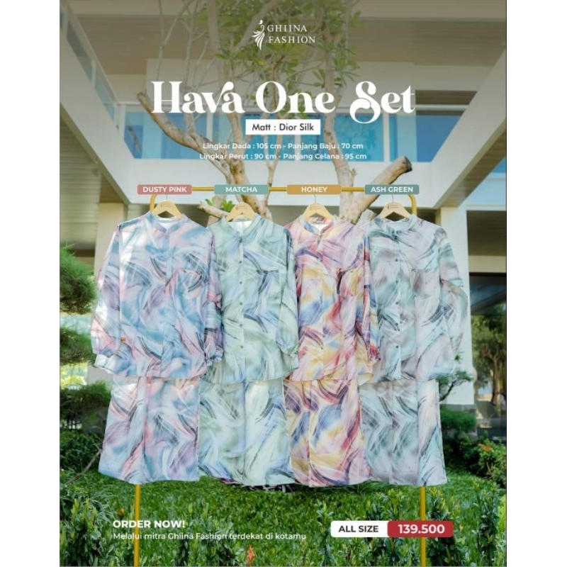 HAVA ONE SET BY GHINA FASHION