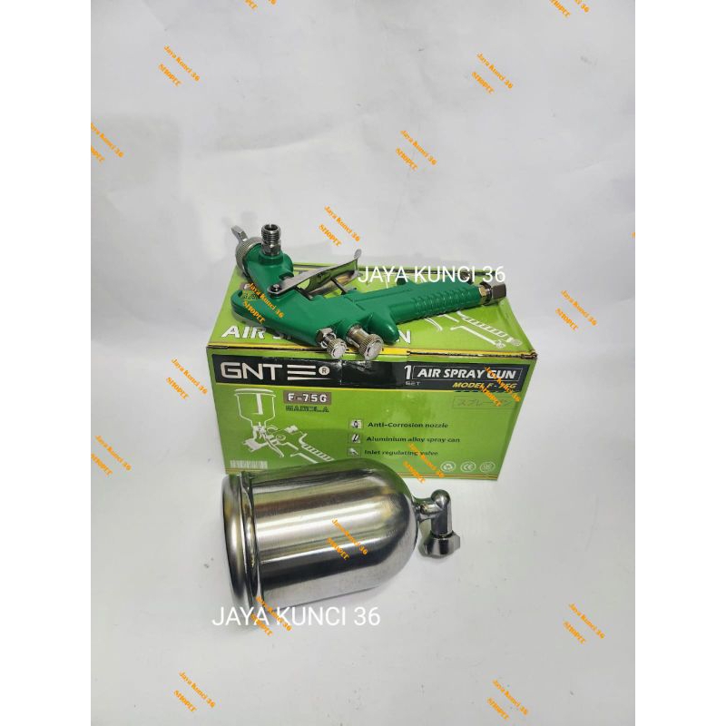Spray Gun GNT F75 G Tabung Atas / Alat Cat Semprot F75G GNT