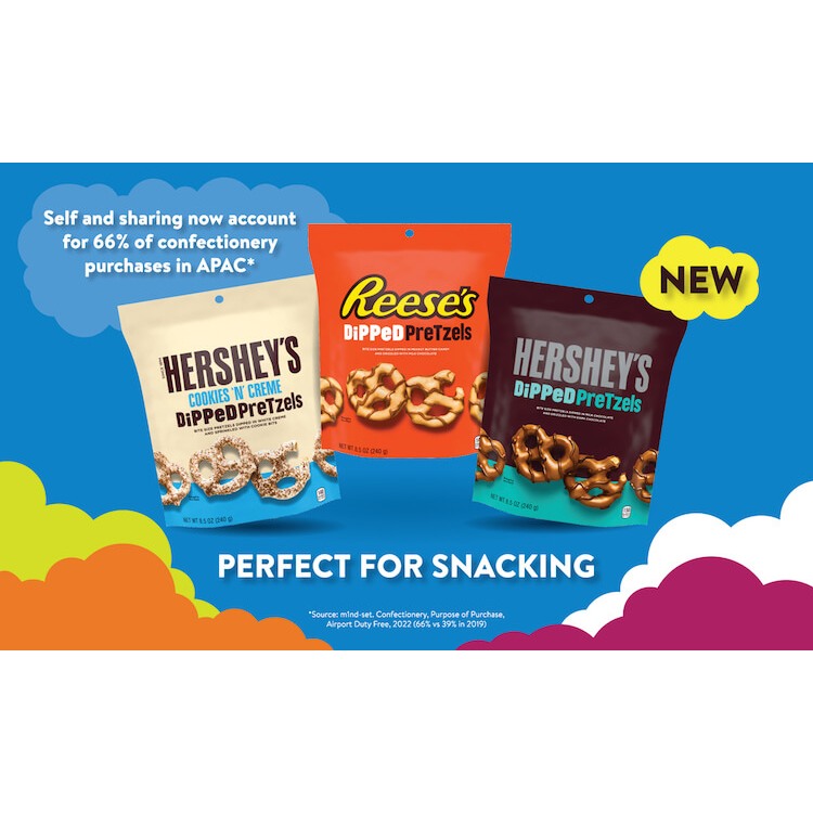 

Hershey Reese Pretzel Chocolate Dip - Snack Import