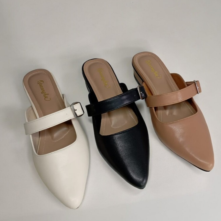 QUEENSHA - Valentiana Heels Tali Wanita / Sandal Wanita