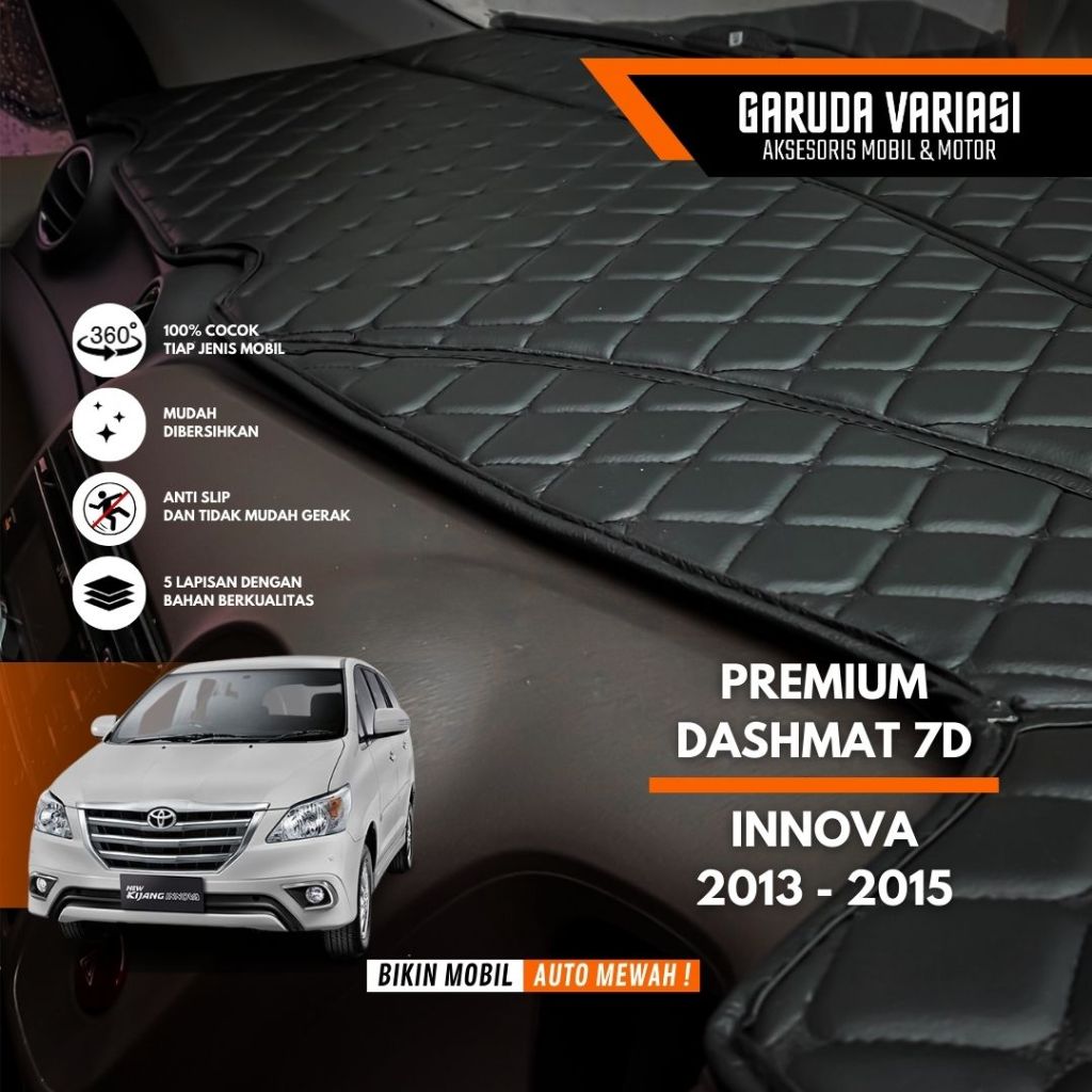 KARPET DASH BOARD 7D PREMIUM KARPET DASHMAT INNOVA 2013-2015