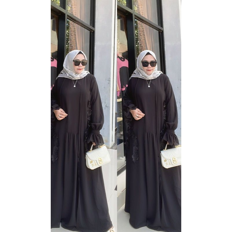 Dress Ceruty Premium by Iyaluna Bunga