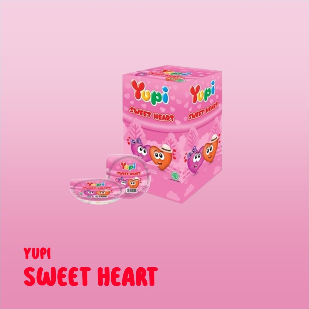

Yupi Sweet Heart 1 Box [12 pcs x 15 gr]