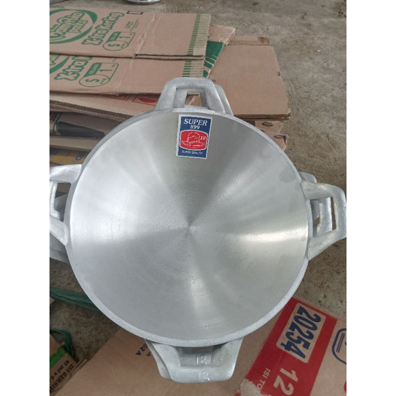 WAJAN MEREK SUPER NO 12CM /KENCENG PENGGORENGAN / WAJAN ALUMUNIUM/ WAJAN ANTI KARAT