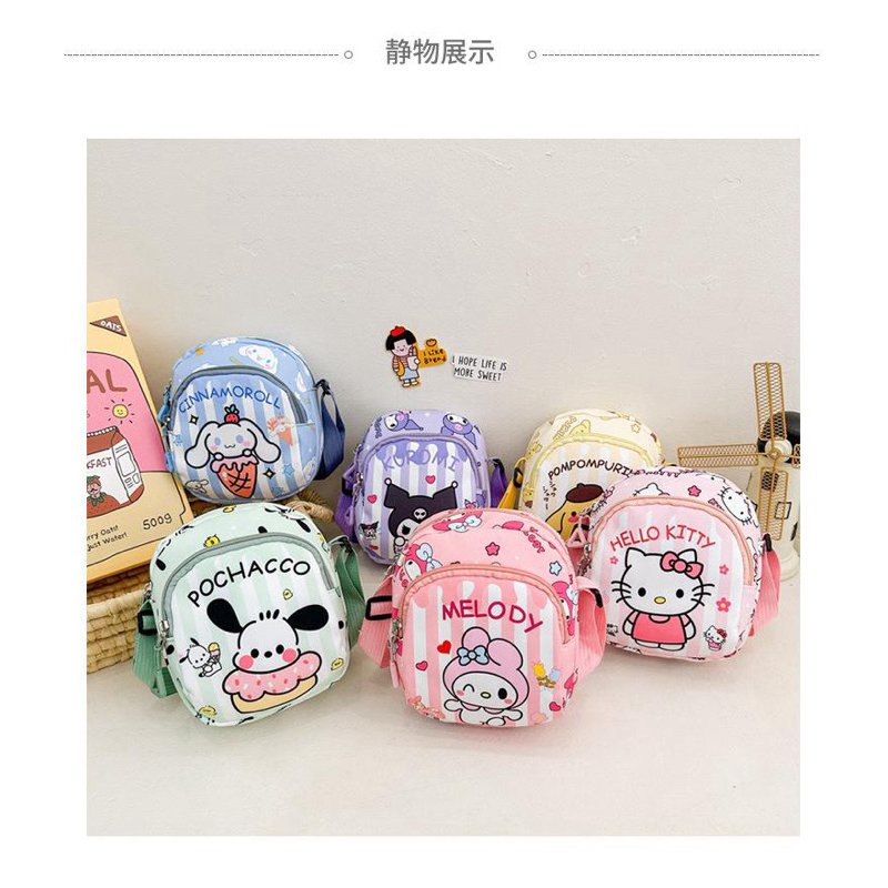 Tas selempang kuromi cinamurol melody/tas selempang anak