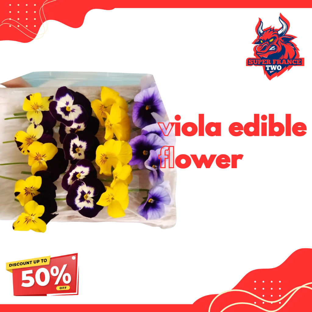 

BUNGA GARNISH / VIOLA EDIBLE FLOWER / MIX EDIBLE VIOLA