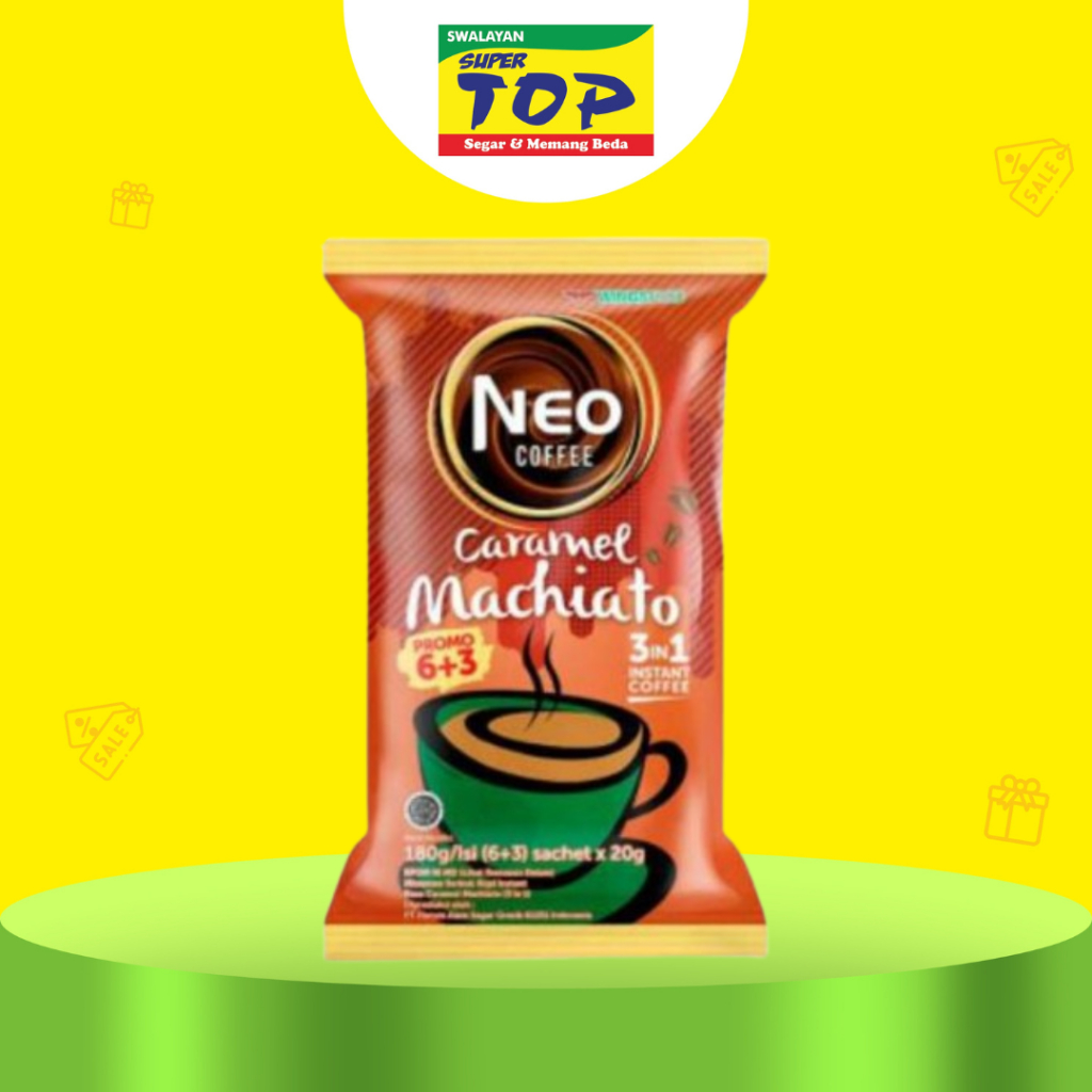 

~TOP~NEO KOPI CARAMEL MACHIATO 20GR & BAG 10X20G