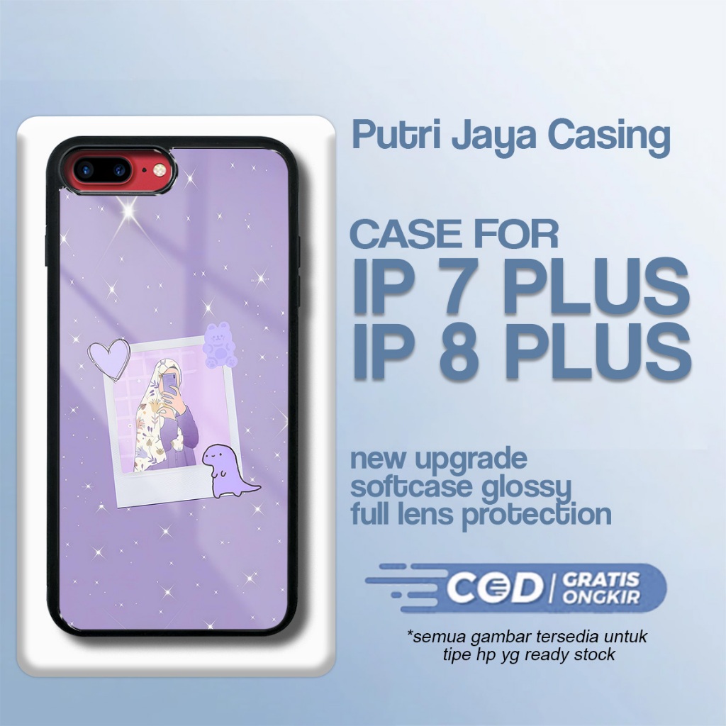 Case Ip 7 plus / ip 8 plus Terbaru - Xiaomi Ip 7 plus / ip 8 plus - Motif Hijab - Hardcase Premium G