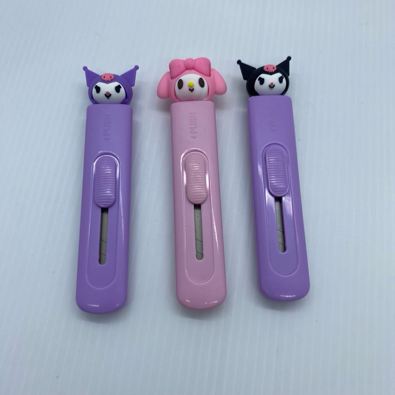 

Cutter Sanrio / Cutter Tajam / Pisau Kecil /Cutter Mini / ATK Sekolah / Pisau Ukir / Stationery / Cutter Kuromi Melody