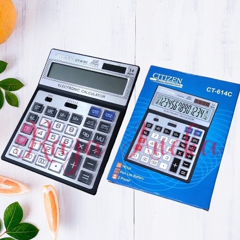 

KODE T94V Kalkulator Citizen CT614C Tombol Besar Mika 14 Digit 2 Power Citizen CT 614C 14 DIGIT CEK ULANG