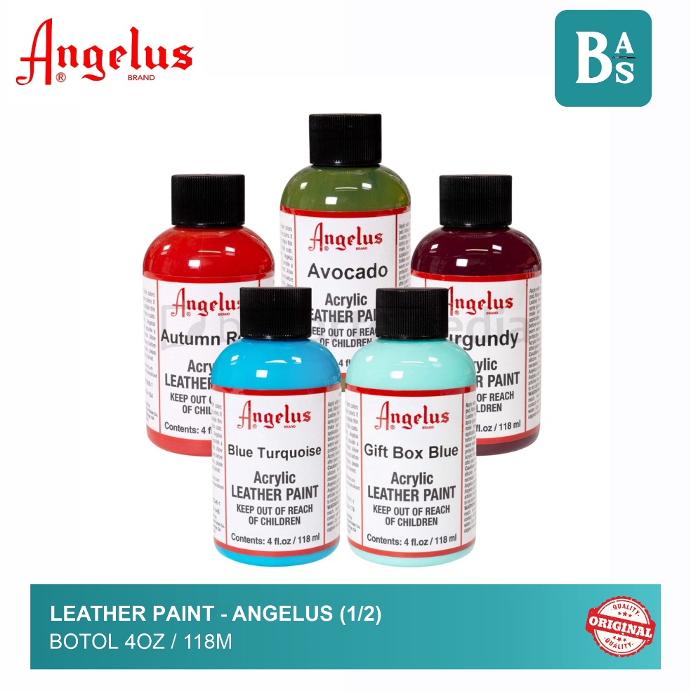 

KODE B35Y Angelus Acrylic Leather Paint Cat Akrilik Kulit dari Angelus 1 Original tersedia Ukuran 4oz 118ml Peralatan Melukis Terlaris dari BAS Bali Art Supplies Jakarta part 12