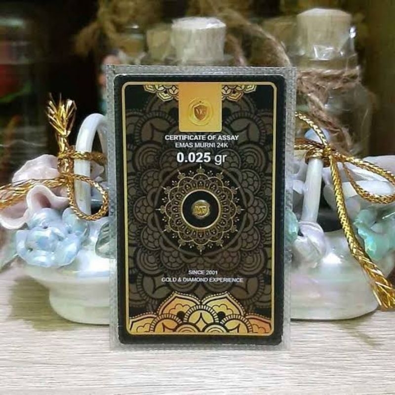 Mini Gold 0.025 gram Asli 24 karat
