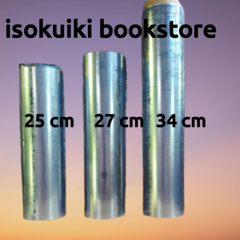 

KODE E98H sampul plastik buku bening mika roll gulungan besar ukuran 342725 cm