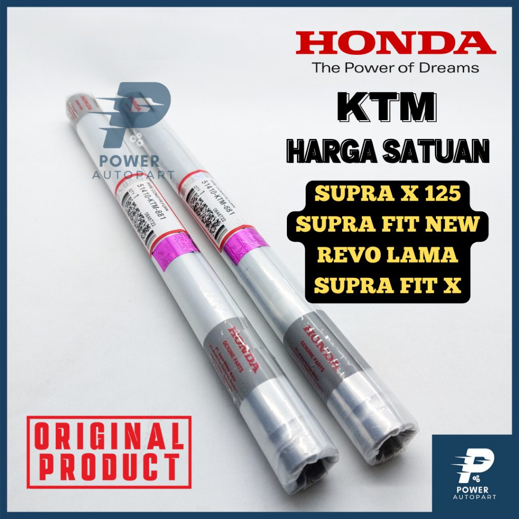 ORI As Shock Depan SUPRA X 125, REVO LAMA, SUPRA FIT X NEW Kualitas Terbaik Original - KTM