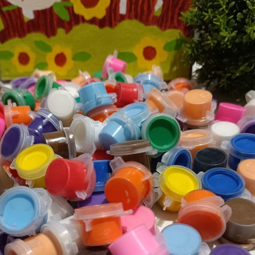 

KODE C28U BS 15Pcs Cat Akrilik Kanvas Lukisan 3ml Per Box