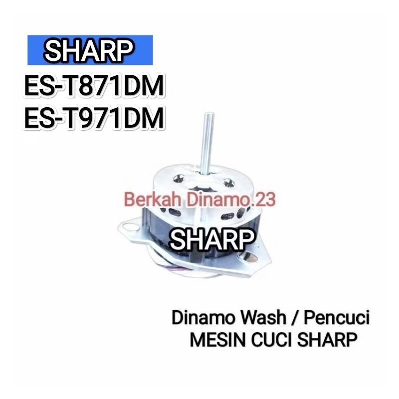 DINAMO PENCUCI MESIN CUCI SHARP ES-T871DM ES-T971DM Motor Wash Penggilas Sharp