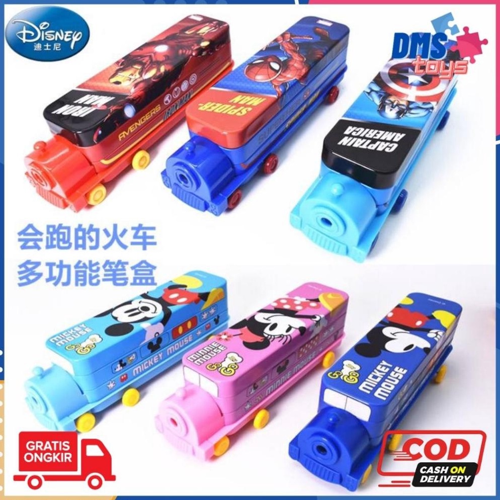 

KODE K59U Tempat Pensil Kaleng Case Pencil Kereta Karakter DMSToys
