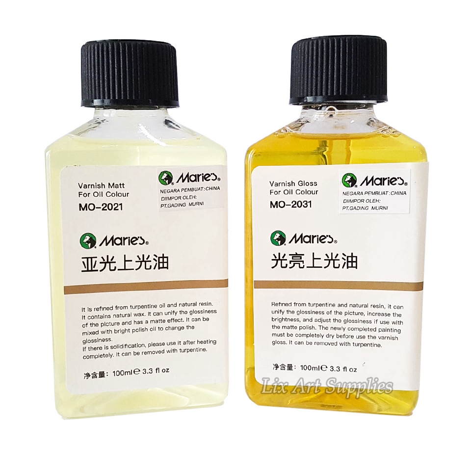 

KODE G84J Maries Oil Varnish 1ml Gloss Varnish Matt Varnish