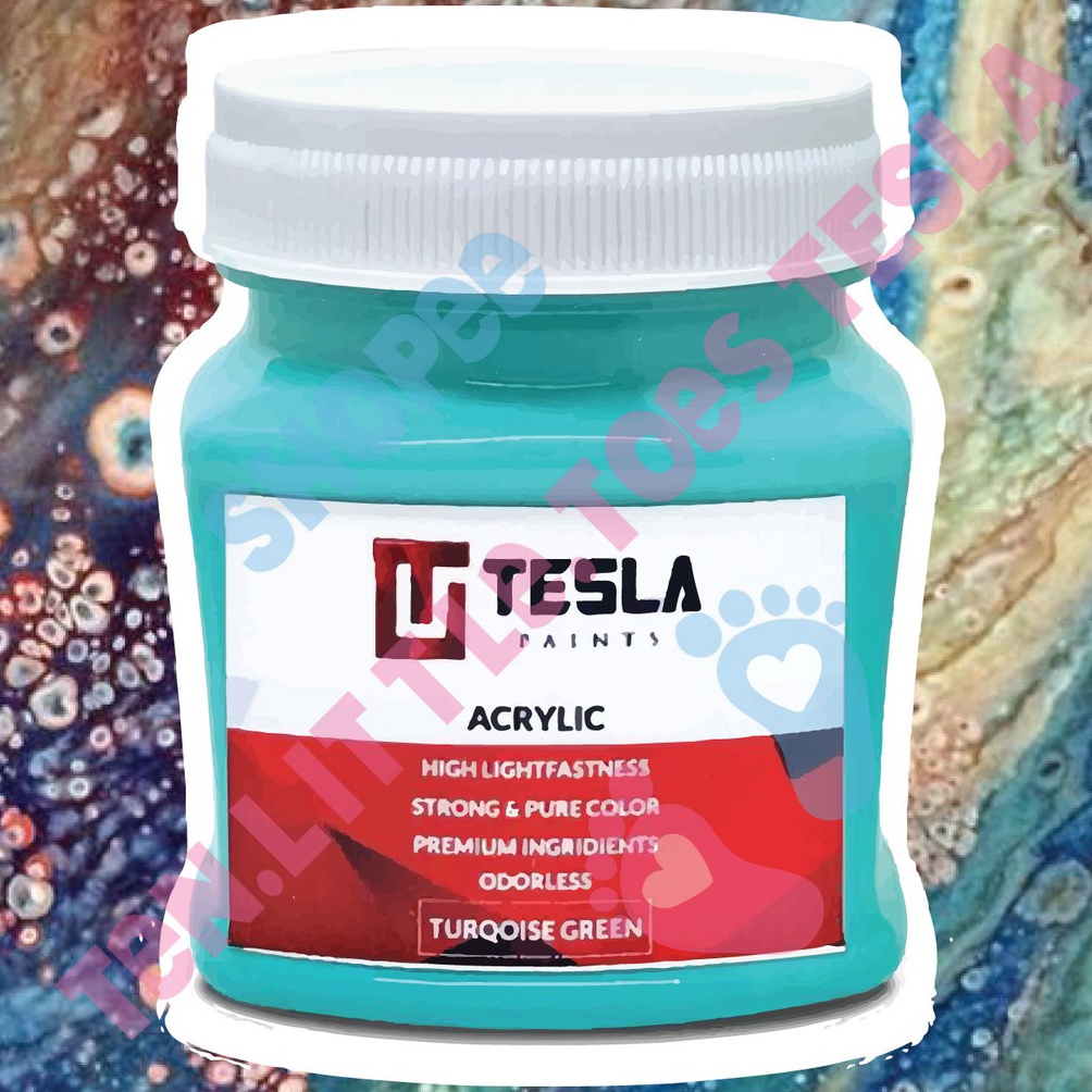

KODE D45N Tesla Paints 125ml Acrylic Paints Cat Akrilik Tesla Paint cat acrylic