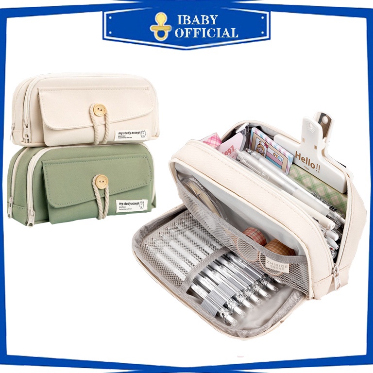 

KODE W93T Pencil Cases Large Capacity Pencil Bag Pouch Holder Box for Girls Office Student Stationery Organizer School Supplies