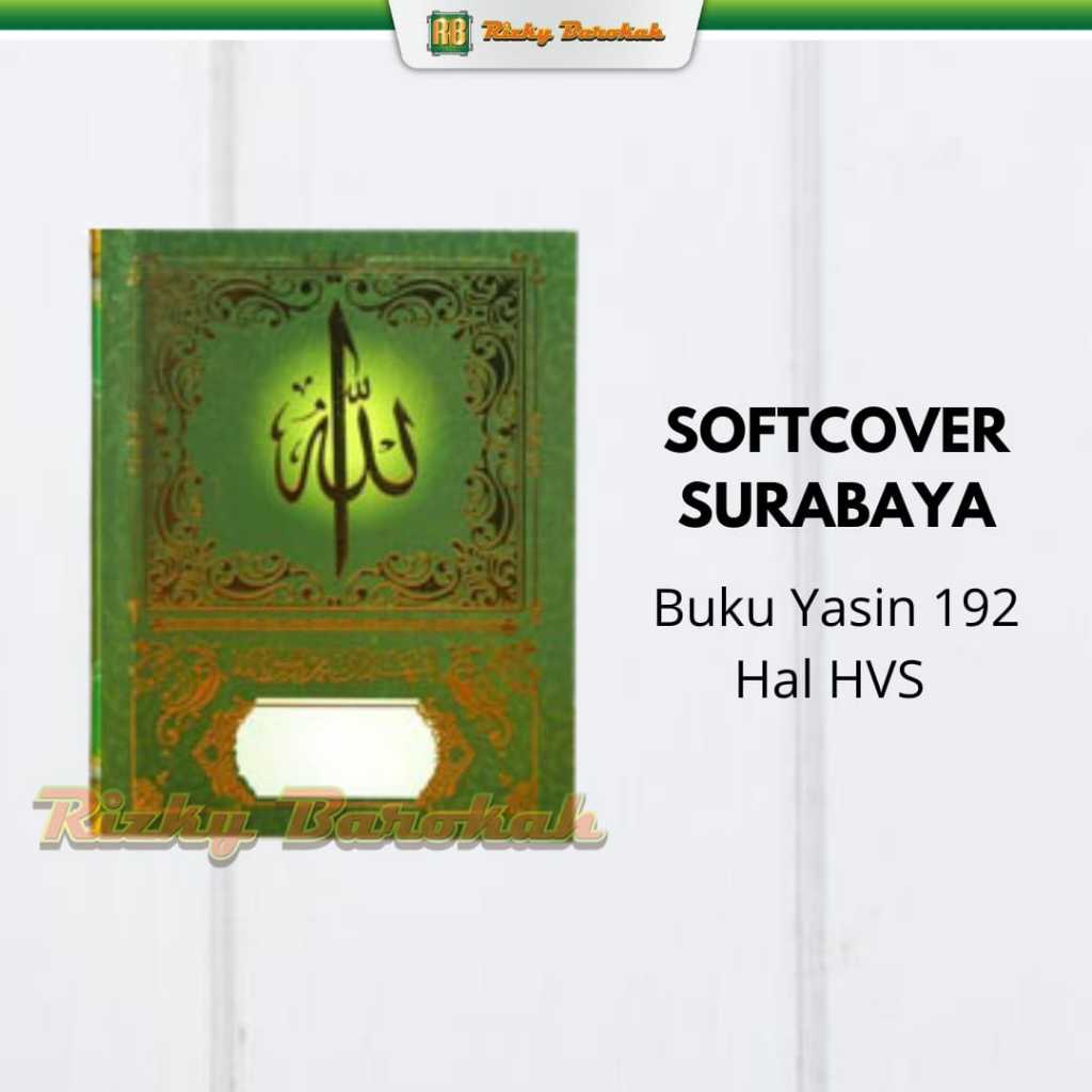 Cetak Buku Yasin Softcover Surabaya isi 192 HVS Al-Mubarok, cetak buku yasin dan tahlil,   yasin tah