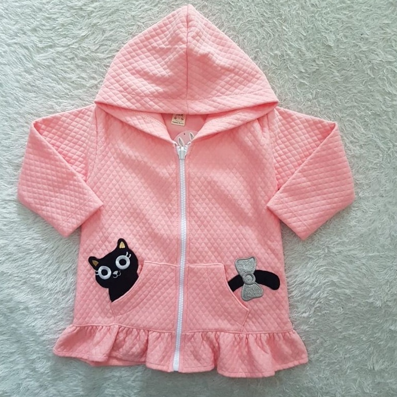 KODE C59A Jaket Bayi Bunny waffle hoodie