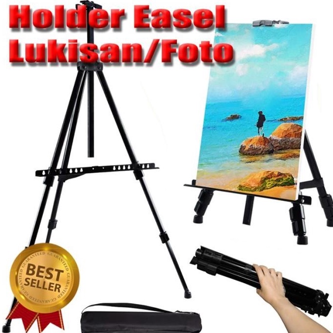 

KODE L94A Papan Stand Holder Standing Whiteboard Easel Tripod Stand Lukisan Non COD