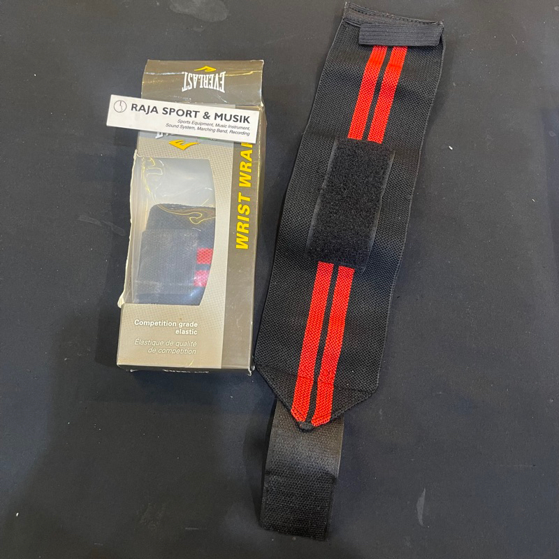 EVERLAST WRIST WRAP - TALI ANGKAT BESI ORIGINAL GRIP ANGKAT BESI WEIGHT LIFTING