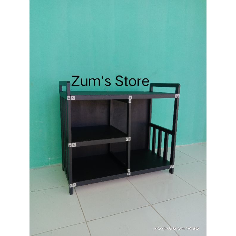 rak kompor kayu~meja kompor~meja belajar rak meja serbaguna