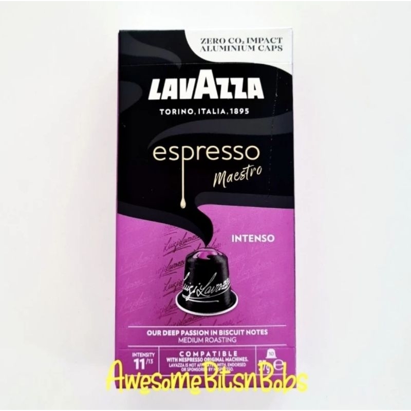 

Lavazza Espresso Intenso Nespresso Compatible 10 Capsules