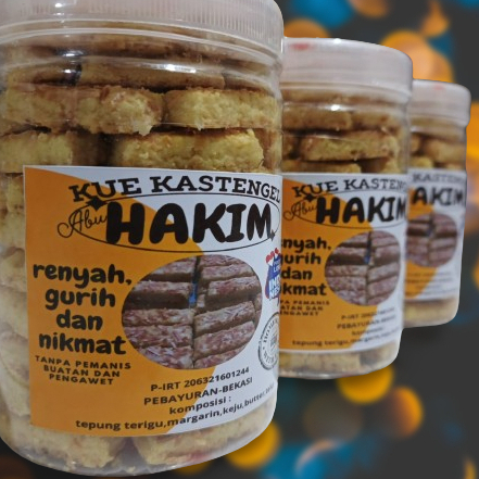 

KUE KEJU/KASTENGEL PREMIUM abu HAKIM toples 800ml