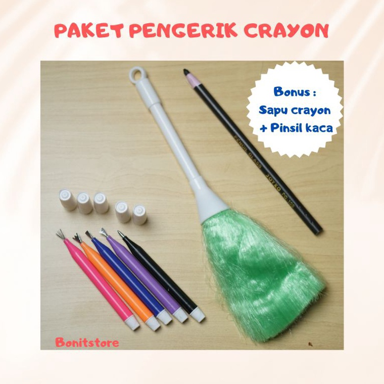 

KODE Q88T Promo Paket Set Pengerik Crayon