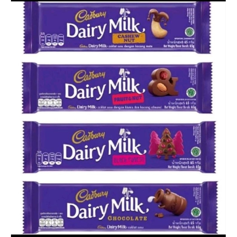 

CADBURY All Variant 4,5gr / 30gr / 62gr (EXP BULAN 04-08 TH 2025)