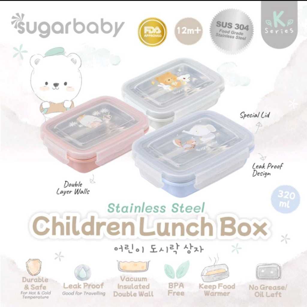 Tempat Makan - Sugar  Baby Children Lunch Box