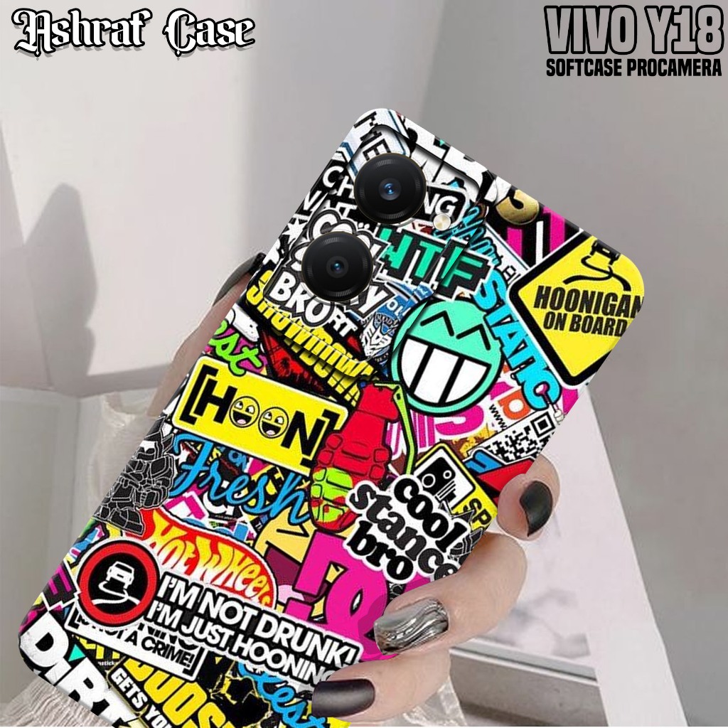 Case VIVO Y18 - Casing Hp VIVO Y18 Terbaru Motif GRAFF - Silikon Hp VIVO Y18 - Softcase Hp VIVO Y18 