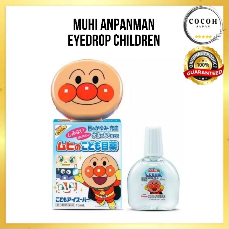 Muhi Anpanman Eyedrop Children 100% Original Jepang