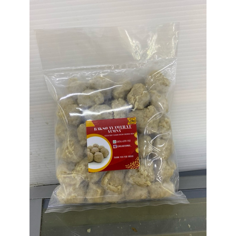 

bakso ayam + urat 1/2 kg