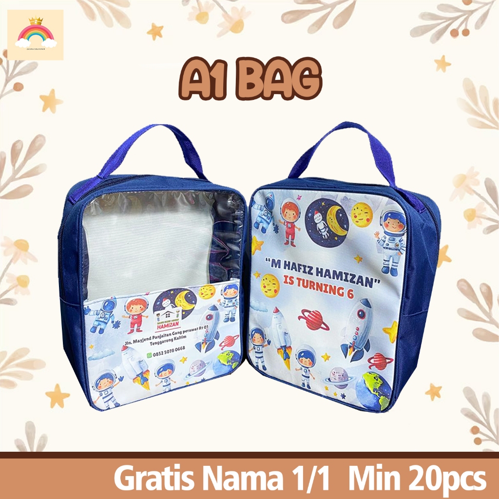 

TAS ULTAH CUSTOM NAMA/ TERLARIS/ BAHAN PREMIUM/GOODIEBAG ULTAH ANAK/SOUVENIR ULTAH/SOUVENIR MURAH