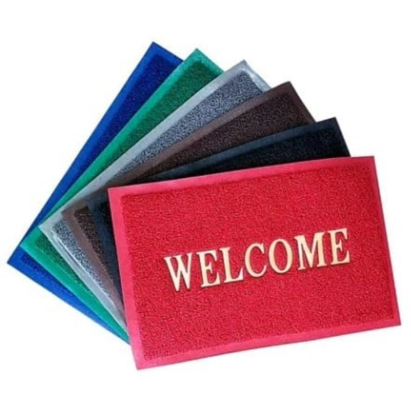 Keset Kaki welcome anti slip lap kaki karet keset