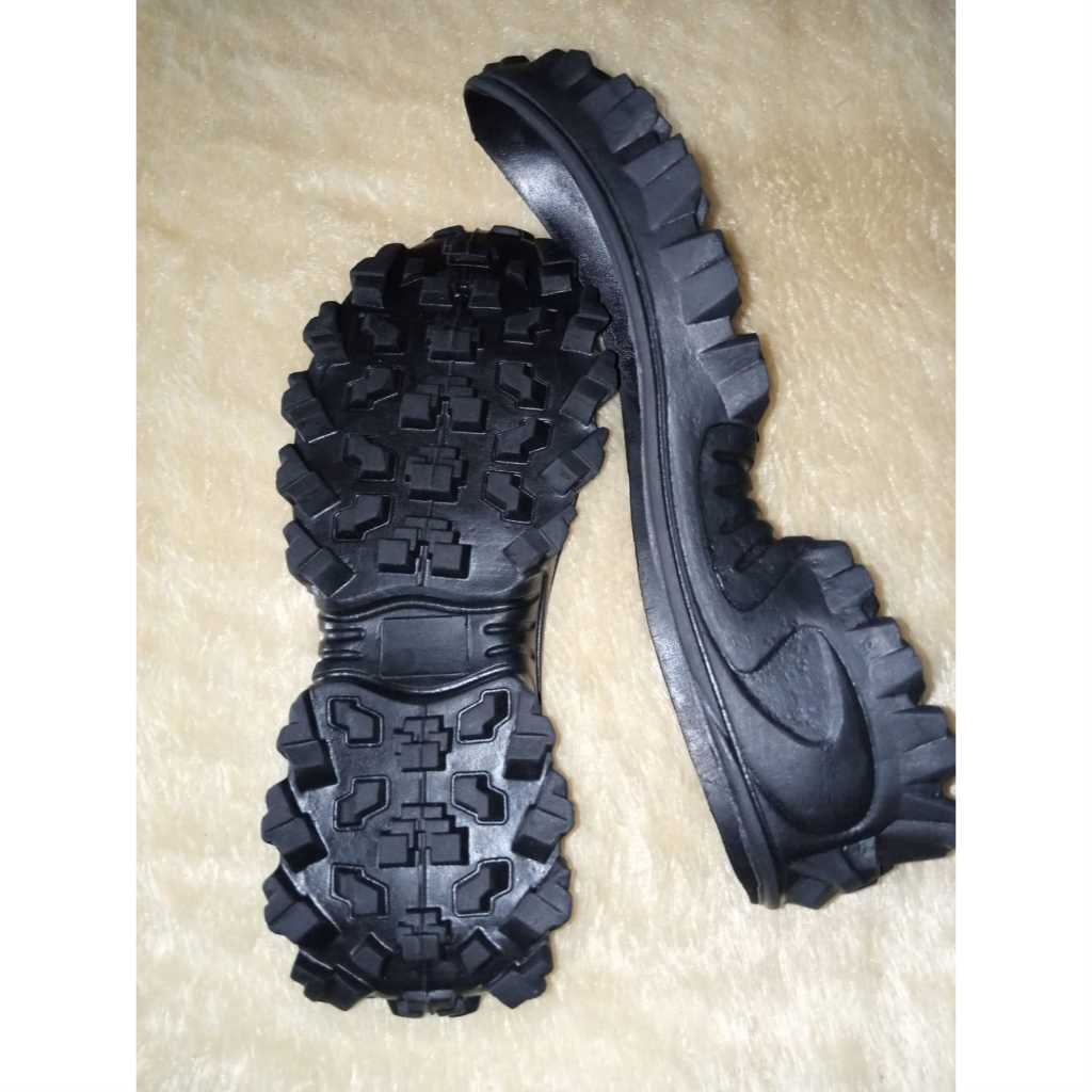 Outsole sepatu safety kuat bahan karet/sol sepatu jogger cheetah king pdl anti slip