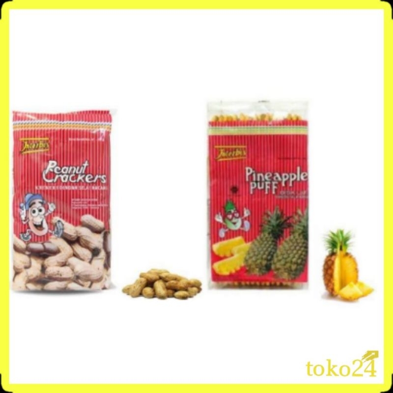 

Interbis Biscuit Pineapple Puff & Peanut Crackers 300 gr