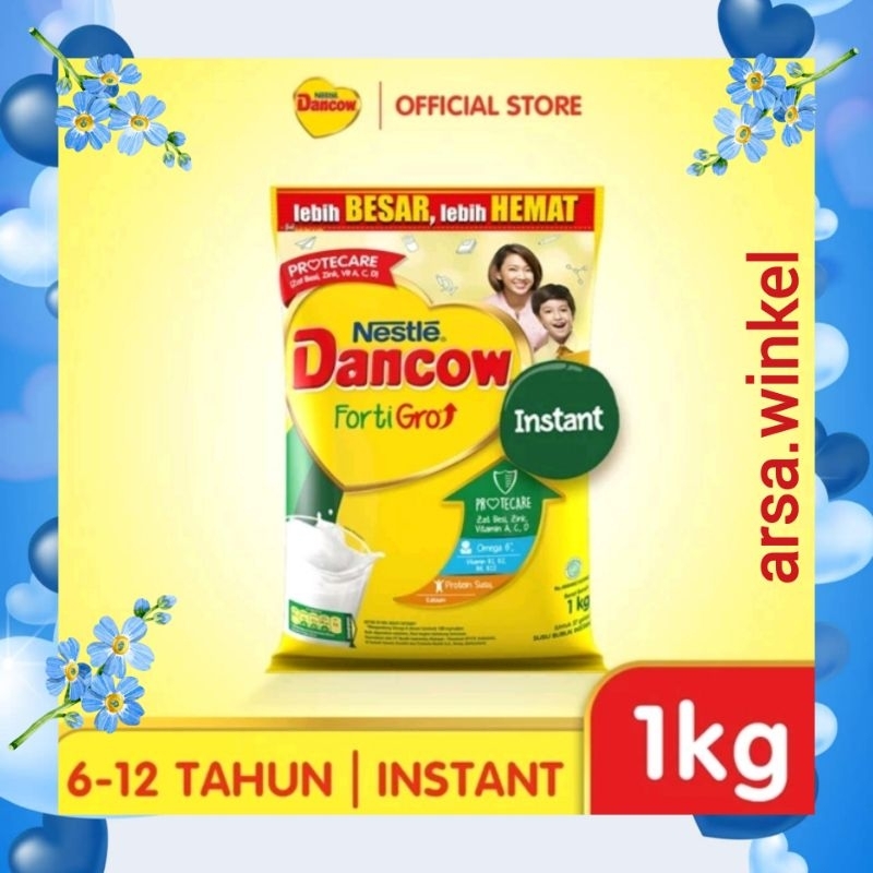 

(GoJEK)Dncow FortiGro Instan VANILA 1kg Exp: Feb 2026