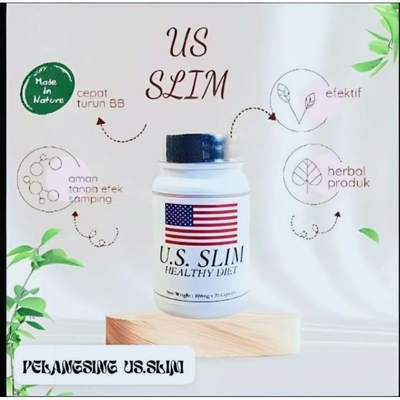 Promo 1botol Obat US Slim Herbal Original Bpom