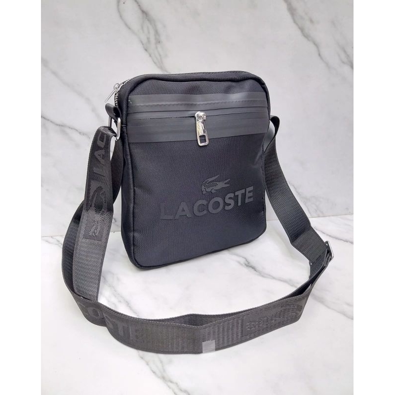 TAS SELEMPANG LACOSTE TAS PRIA IMPORT