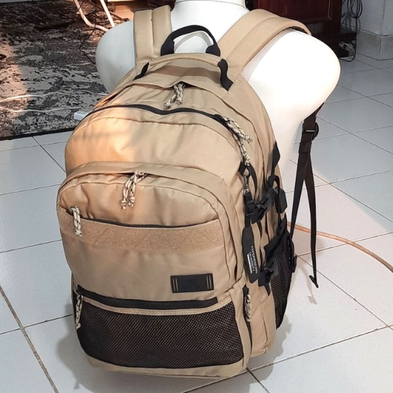 TAS RANSEL PRIA EIDER KARAS BACKPACK BEIGE