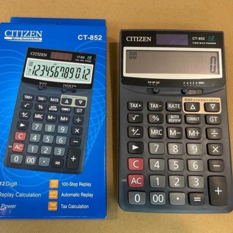 

MURMER CITIZEN CT852 Check Correct Calculator Kalkulator Desktop CT852